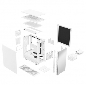Fractal Design Define 7 Compact White Solid táp nélküli ház fehér (FD-C-DEF7C-05 )